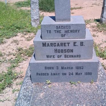 HOBSON Margaret E.B. 1893-1980
