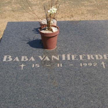 HEERDEN Baba, van 1992-1992