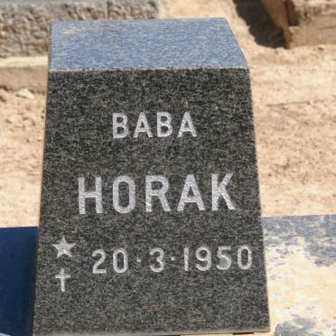 HORAK Baba 1950-1950