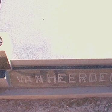 HEERDEN Jan Francois, van 1928-2010 &amp; Johanna Maria GERBER 1918-2003