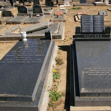 HOFFMAN Jan de Villiers 1881-1947 &amp; Maria Magdalena BOOYSEN 1884-1980