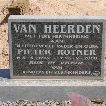 HEERDEN Pieter Rotner, van 1946-2000