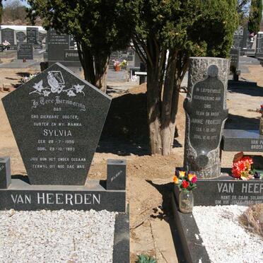 HEERDEN Jannie Francois, van 1954-1973 :: VAN HEERDEN Sylvia 1950-1983