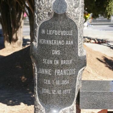 HEERDEN Jannie Francois, van 1954-1973