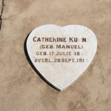KUHNE Catherine nee MANUEL 1862-1914