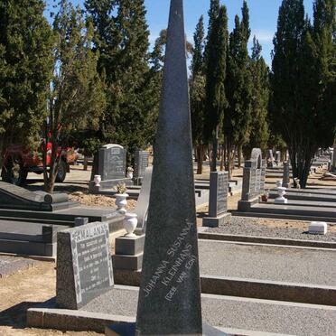 KLEINHANS Johanna Susanna nee VAN ECK 1900-1971