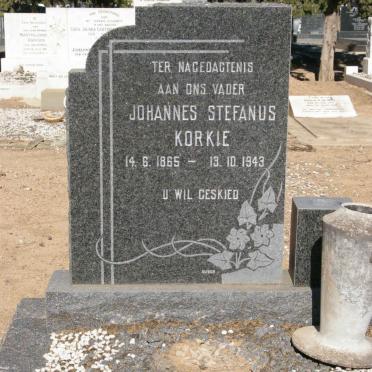 KORKIE Johannes Stefanus 1865-1943