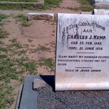 KEMP Charles J. 1882-1936