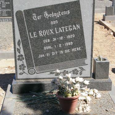LATEGAN Le Roux 1920-1989