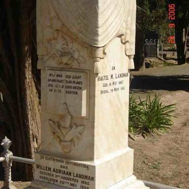 LANDMAN Willem Adriaan 1865-1924 &amp; Magtel M.1867-1931