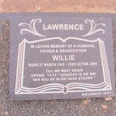 LAWRENCE Willie 1945-2004