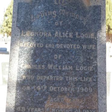 LOGIE Leonora Alice -1909