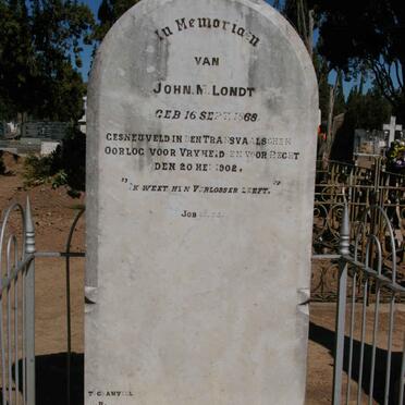 LONDT John M. 1868-1902