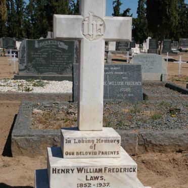 LAWS Henry William Frederick 1852-1937 &amp; Susan Isabella BROWN