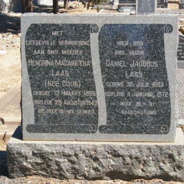 LAAS Daniel Jacobus 1883-1972 &amp; Hendrina Magaretha GOUS 1886-1949