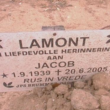 LAMONT Jacob 1939-2005