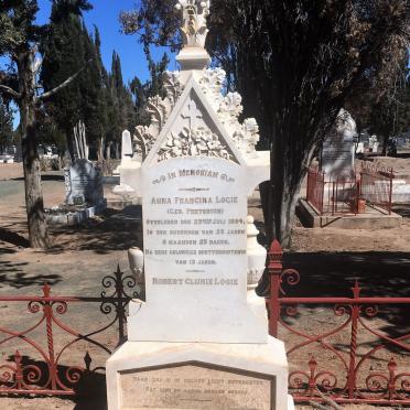 LOGIE Anna Francina nee PRETORIUS -1894
