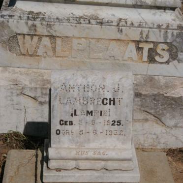 LAMBRECHT Anthon J. 1925-1932