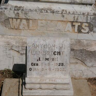 LAMBRECHT Anthon J. 1925-1932