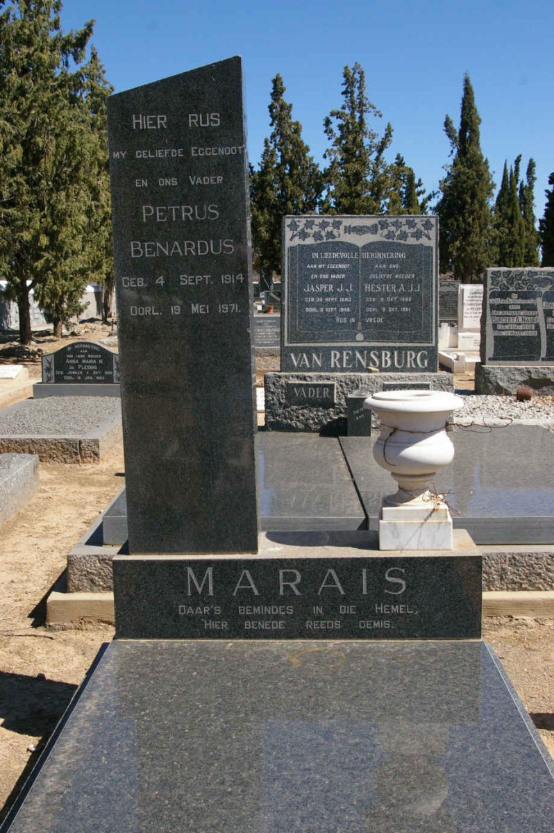 MARAIS Petrus Bernardus 1914-1971