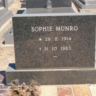 MUNRO Sophie 1914-1983