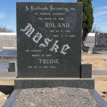 MASKE Roland 1925-1985 &amp; Trudie 1930-