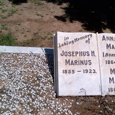 MARINUS Josephus H. 1855-1923 &amp; Anna M.L. BASSON 1864-1942 :: MARINUS Mary E. 1869-1941