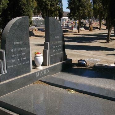 MARX F.J.C. 1901-1972 &amp; M.H. 1904-1984