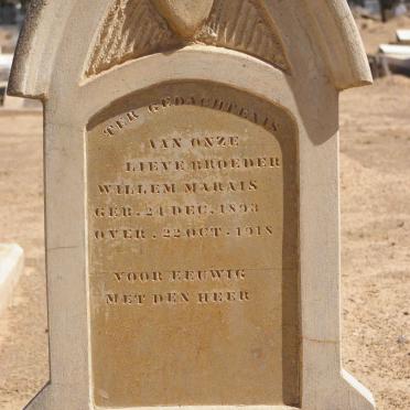 MARAIS Willem 1893-1918