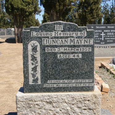 MAYNE Duncan -1952