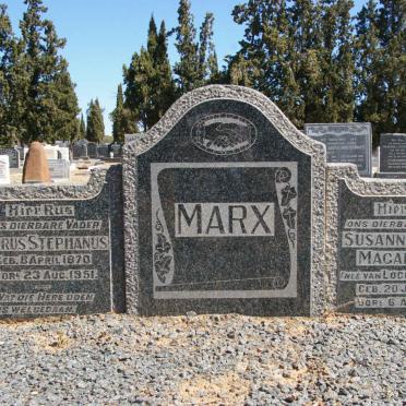 MARX Petrus Stephanus 1870-1951 &amp; Susanna Maria Magaretha VAN LOGGERENBERG 1873-1958