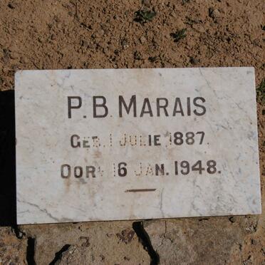MARAIS P.B. 1887-1948