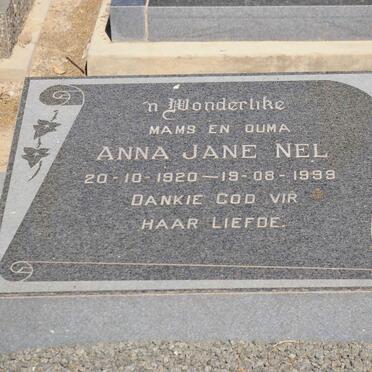 NEL Anna Jane 1920-1999