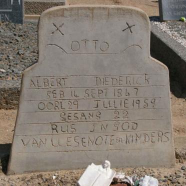OTTO Albert Diederick 1867-1959