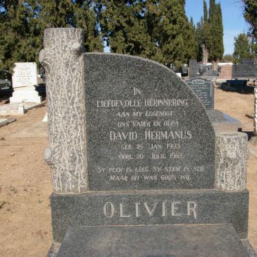 OLIVIER David Hermanus 1903-1962