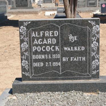 POCOCK Alfred Agard 1930-1994