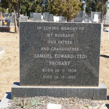PROBART Samuel Edward 1906-1982