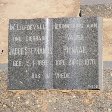 PIENAAR Jacobus Stephanus 1897-1970