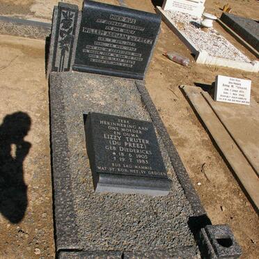 PREEZ Willem Adriaan, du 1892-1940 &amp; Lizzy TRUTER voorheen DU PREEZ nee DIEDERICKS 1905-1983