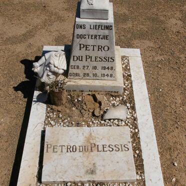 PLESSIS Petro, du 1948-1948