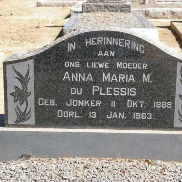 PLESSIS Anna Maria M., du nee JONKER 1888-1963