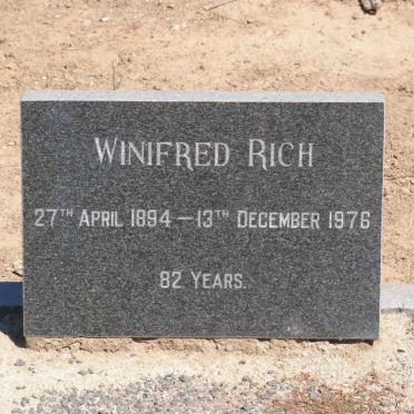 RICH Winifred 1894-1976