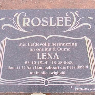ROSLEE Lena 1944-2006