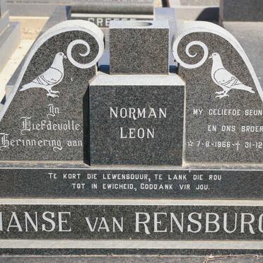 RENSBURG Norman Leon, Janse van 1966-1983 :: JANSE VAN RENSBURG Francois 1970-1997