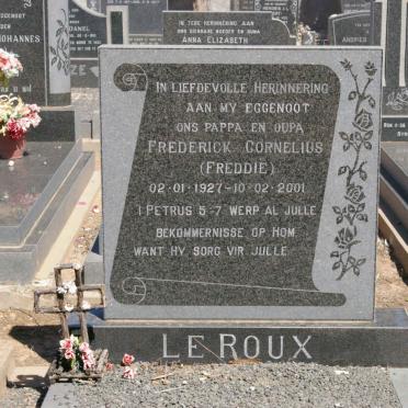 ROUX Frederick Cornelius, le 1927-2001