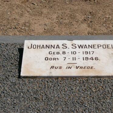 SWANEPOEL Johanna S. 1917-1946