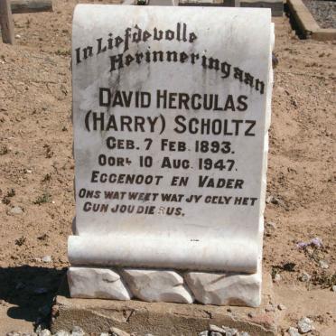 SCHOLTZ David Herculas 1893-1947
