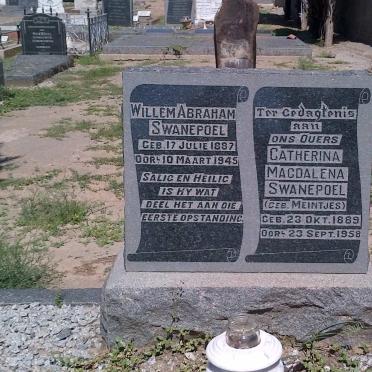 SWANEPOEL Willem Abraham 1887-1945 &amp; Catherina Magdalena MEINTJES 1889-1958