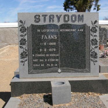 STRYDOM Faans 1908-1979