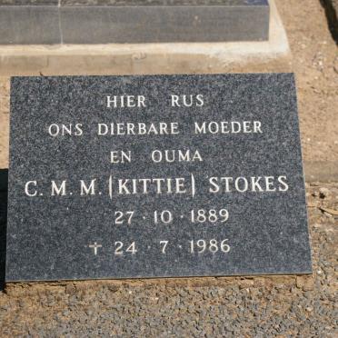 STOKES C.M.M. 1889-1986